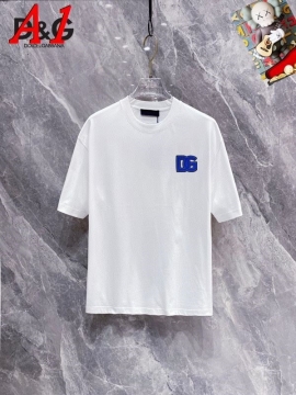  DOLCE＆GABBANAドルチェ＆ガッバーナ 2025新作 クルーネック 半袖Tシャツ エッジー