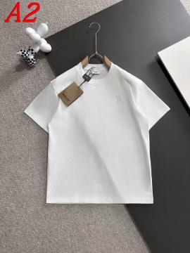  BURBERRYバーバリー 2025新作   ラウンドネック 半袖Tシャツ   トラベル向け