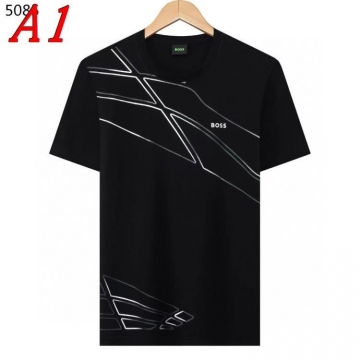 2025新作 HUGO BOSSヒューゴボス クルーネック 半袖Tシャツ ノスタルジック