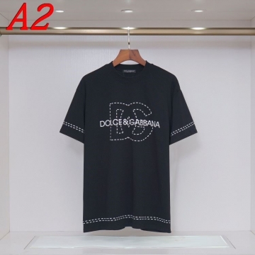  DOLCE＆GABBANAドルチェ＆ガッバーナ 2025新作 クルーネック 半袖Tシャツ アウトドア対応