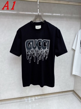 2025新作 GUCCIグッチ ラウンドネック 半袖Tシャツ   アメカジ
