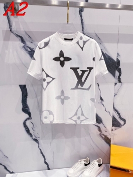  LOUIS VUITTONルイヴィトン 2025新作 クルーネック 半袖Tシャツ ルーズフィット