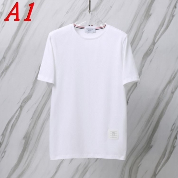 2025新作 THOM BROWNEトムブラウン ラウンドネック 半袖Tシャツ   グローバルスタイル