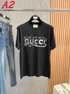 2025新作 GUCCIグッチ ラウンドネック 半袖Tシャツ   ユーモア
