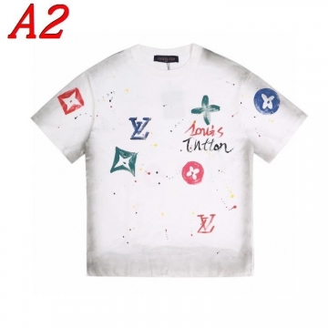  LOUIS VUITTONルイヴィトン 2025新作   ラウンドネック 半袖Tシャツ   アンニュイ