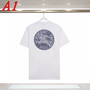 BURBERRYバーバリー 2025新作   ラウンドネック 半袖Tシャツ   ハイブランド風
