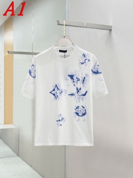 2025新作 LOUIS VUITTONルイヴィトン ラウンドネック 半袖Tシャツ   ファストファッション