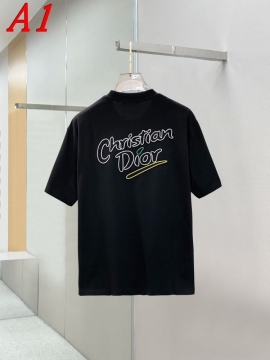 2025新作 DIORディオール ラウンドネック 半袖Tシャツ   ステートメント