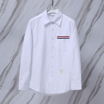 25新作 高品質 THOM BROWNE トムブラウン シャツ 0=S 1=M 2=L 3=XL 4=XXL