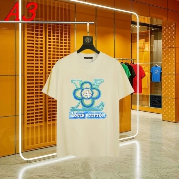  LOUIS VUITTONルイヴィトン 2025新作   ラウンドネック 半袖Tシャツ   ユニーク