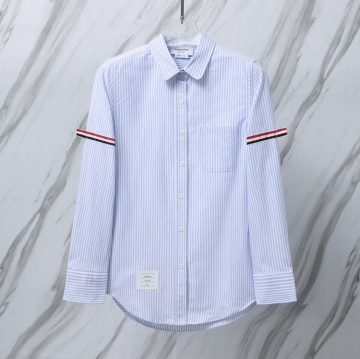25新作 ギフト THOM BROWNE トムブラウン シャツ 0=S 1=M 2=L 3=XL 4=XXL