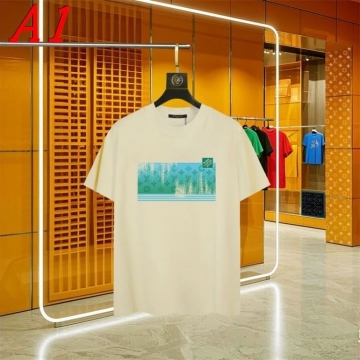  LOUIS VUITTONルイヴィトン 2025新作   ラウンドネック 半袖Tシャツ   エモーショナル