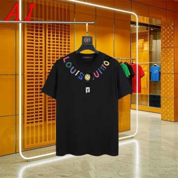  LOUIS VUITTONルイヴィトン 2025新作   ラウンドネック 半袖Tシャツ   ラグジュアリー