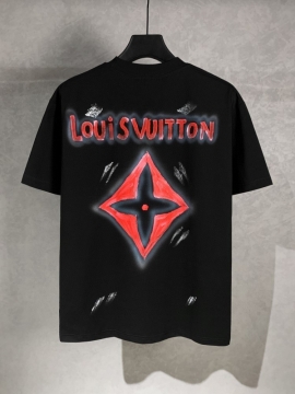  LOUIS VUITTONルイヴィトン 2025新作   ラウンドネック 半袖Tシャツ   スポーティ