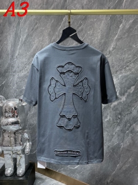 2025新作 CHROME HEARTSクロムハーツ クルーネック 半袖Tシャツ スマート