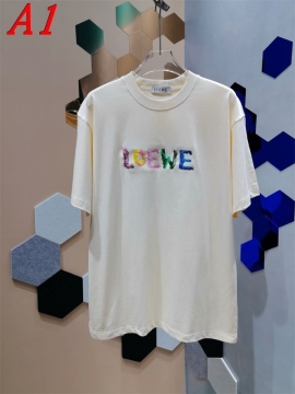 2025新作 LOEWEロエベ ラウンドネック 半袖Tシャツ   ユースカルチャー