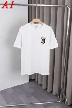  BURBERRYバーバリー 2025新作 クルーネック 半袖Tシャツ スマート