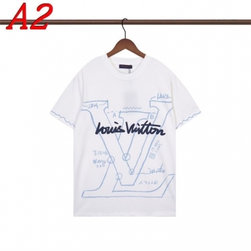 2025新作 LOUIS VUITTONルイヴィトン ラウンドネック 半袖Tシャツ   ワイルド