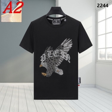 2025新作 PHILIPP PLEINフィリッププレイン クルーネック 半袖Tシャツ コーディネート自在