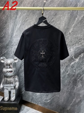  CHROME HEARTSクロムハーツ 2025新作   ラウンドネック 半袖Tシャツ   スタイリッシュ