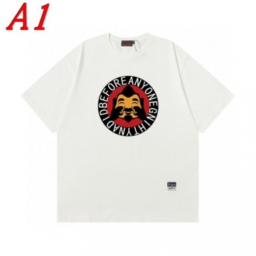 2025新作 EVISUエヴィス ラウンドネック 半袖Tシャツ   シンプル