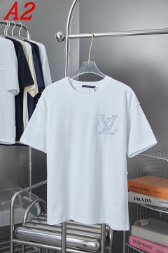  LOUIS VUITTONルイヴィトン 2025新作   ラウンドネック 半袖Tシャツ   アメカジ