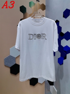  DIORディオール 2025新作   ラウンドネック 半袖Tシャツ   コスパ良