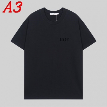  DIORディオール 2025新作 クルーネック 半袖Tシャツ エスニックモダン