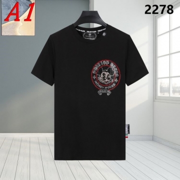 2025新作 PHILIPP PLEINフィリッププレイン クルーネック 半袖Tシャツ ユーモア