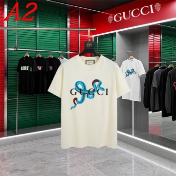 GUCCIグッチ 2025新作 クルーネック 半袖Tシャツ ミステリアス