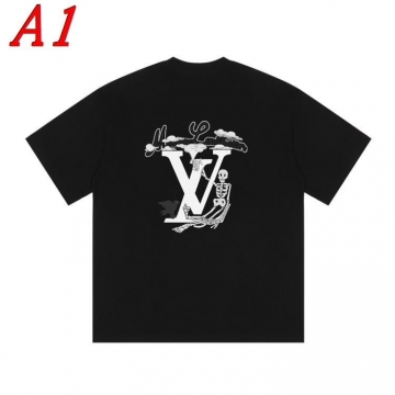  LOUIS VUITTONルイヴィトン 2025新作   ラウンドネック 半袖Tシャツ   スローライフ