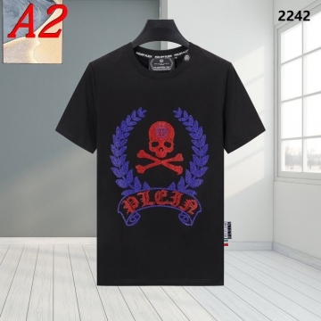  PHILIPP PLEINフィリッププレイン 2025新作   ラウンドネック 半袖Tシャツ   エモーショナル