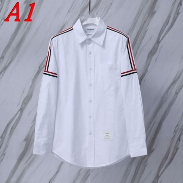 25新作 カスタマイズ THOM BROWNE トムブラウン シャツ 0=S 1=M 2=L 3=XL 4=XXL
