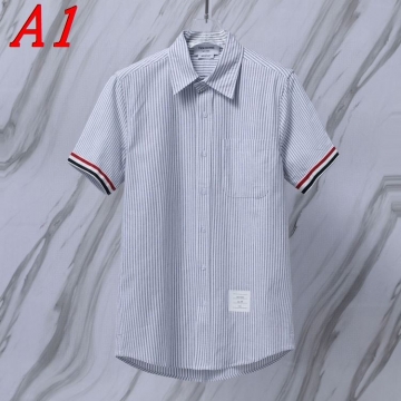 25新作 大人気 THOM BROWNE トムブラウン シャツ 0=S 1=M 2=L 3=XL 4=XXL