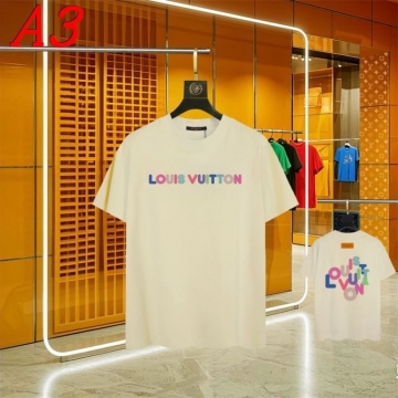  LOUIS VUITTONルイヴィトン 2025新作 クルーネック 半袖Tシャツ オフィスカジュアル
