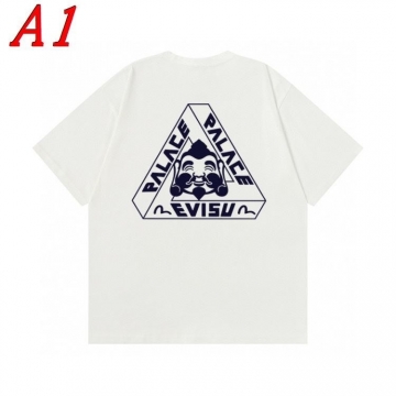2025新作 EVISUエヴィス クルーネック 半袖Tシャツ フューチャリスティ...