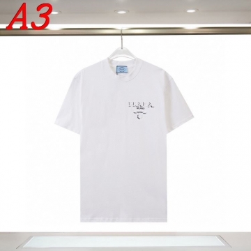 2025新作 PRADAプラダ クルーネック 半袖Tシャツ ロゴプリント