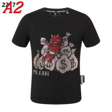 2025新作 PHILIPP PLEINフィリッププレイン ラウンドネック 半袖Tシャツ   グローバルスタイル