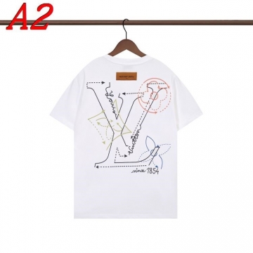 2025新作 LOUIS VUITTONルイヴィトン ラウンドネック 半袖Tシャツ   ネーム入り