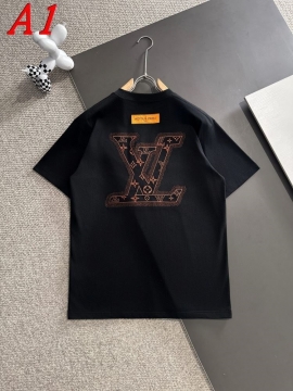  LOUIS VUITTONルイヴィトン 2025新作   ラウンドネック 半袖Tシャツ   フューチャリスティック
