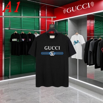  GUCCIグッチ 2025新作 クルーネック 半袖Tシャツ インクルーシブ