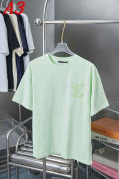  LOUIS VUITTONルイヴィトン 2025新作   ラウンドネック 半袖Tシャツ   アメカジ