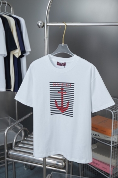  GUCCIグッチ 2025新作   ラウンドネック 半袖Tシャツ   エココンシャス