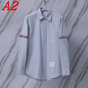 25新作 職人 THOM BROWNE トムブラウン シャツ 0=S 1=M 2=L 3=XL 4=XXL