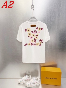2025新作 LOUIS VUITTONルイヴィトン ラウンドネック 半袖Tシャツ   ユニーク