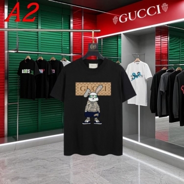  GUCCIグッチ 2025新作 クルーネック 半袖Tシャツ ユースカルチャー