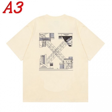 2025新作 OFF-WHITEオフホワイト クルーネック 半袖Tシャツ カジュアル