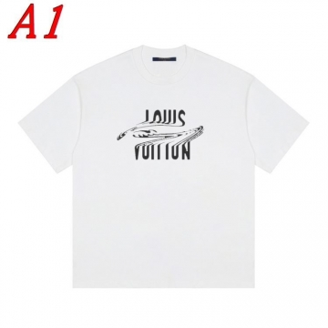 2025新作 LOUIS VUITTONルイヴィトン クルーネック 半袖Tシャツ グラフィック