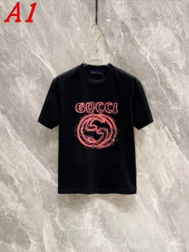 2025新作 GUCCIグッチ クルーネック 半袖Tシャツ フューチャリスティック