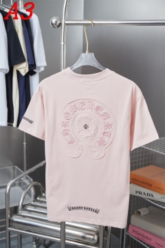 2025新作 CHROME HEARTSクロムハーツ ラウンドネック 半袖Tシャツ   コスパ良